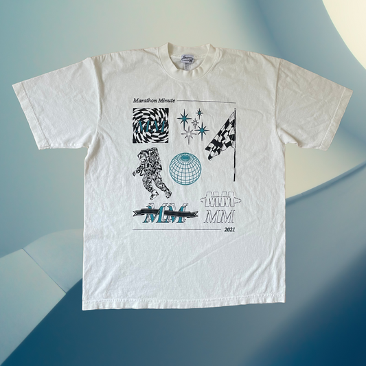 Reversed "Logos Tee" Off White